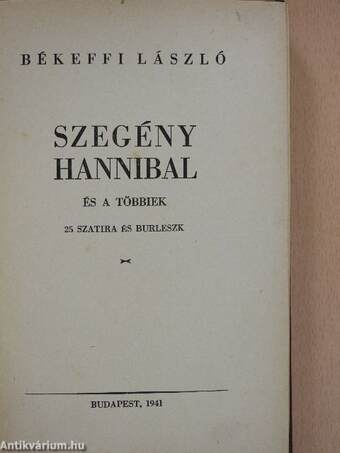 Szegény Hannibal és a többiek