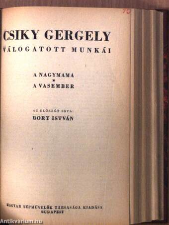 Kisfaludy Károly válogatott munkái/Csiky Gergely válogatott munkái/Kisfaludy Károly válogatott munkái/Fanni hagyományai