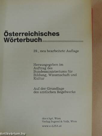 Österreichisches Wörterbuch