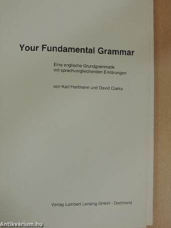 Your Fundamental Grammar