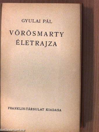 Vörösmarty életrajza