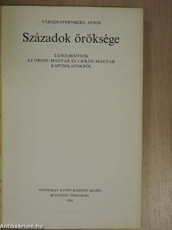 Századok öröksége