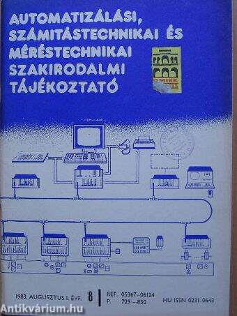 Automatizálási, számítástechnikai és méréstechnikai szakirodalmi tájékoztató 1983. augusztus