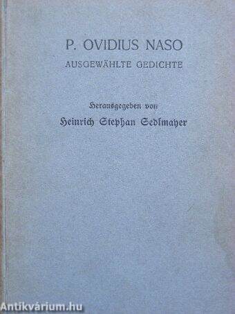 Ausqewählte Gedichte des P. Ovidius Naso (gótbetűs)