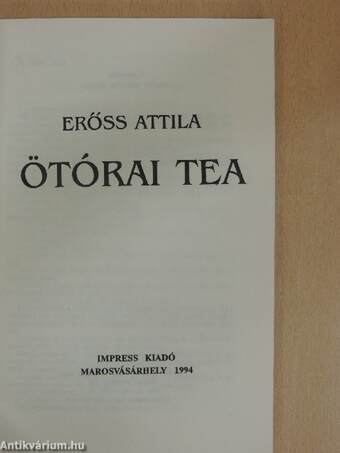 Ötórai tea