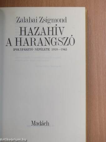 Hazahív a harangszó