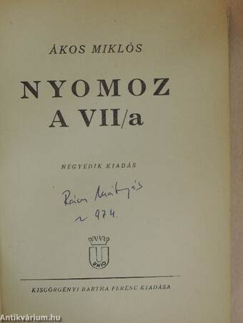 Nyomoz a VII/a