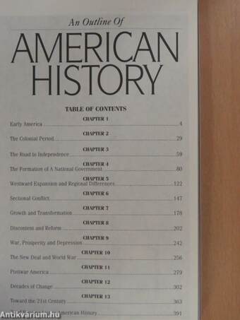 An Outline of American History