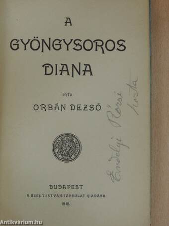 A gyöngysoros Diana