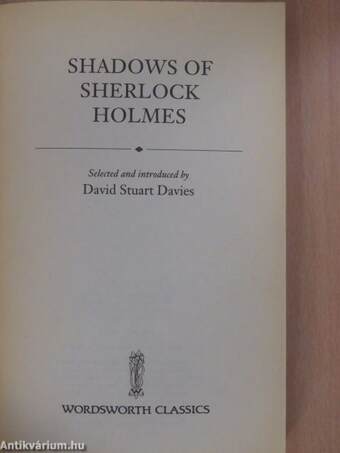 Shadows of Sherlock Holmes