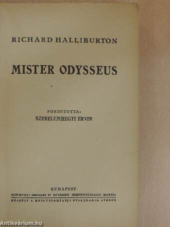 Mister Odysseus