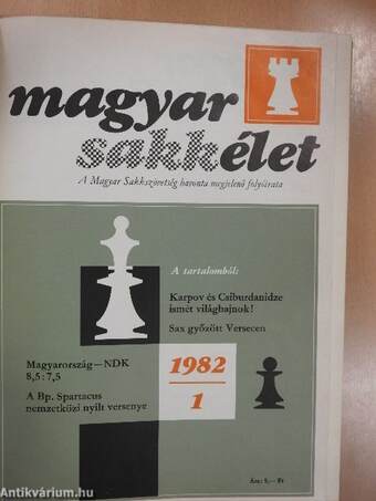 Magyar Sakkélet 1982-1983. január-december