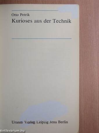 Kurioses aus der Technik