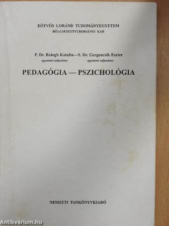 Pedagógiai-pszichológia 