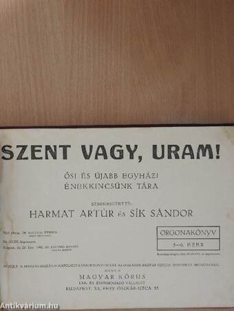 Szent vagy, Uram!