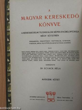 A magyar kereskedő könyve II.