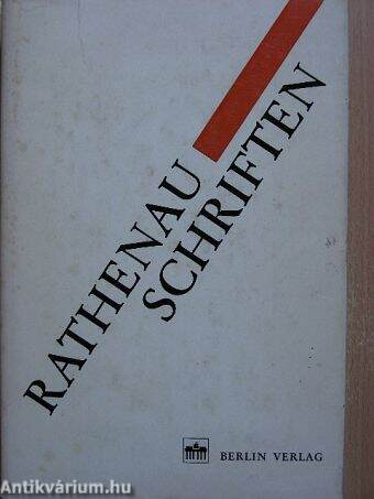 Walther Rathenau Schriften