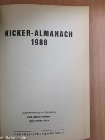 Kicker-Almanach 1988