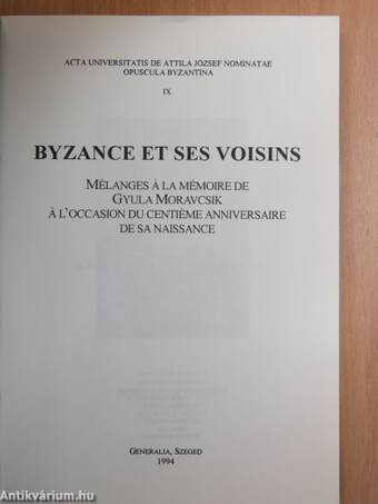 Byzance et ses voisins