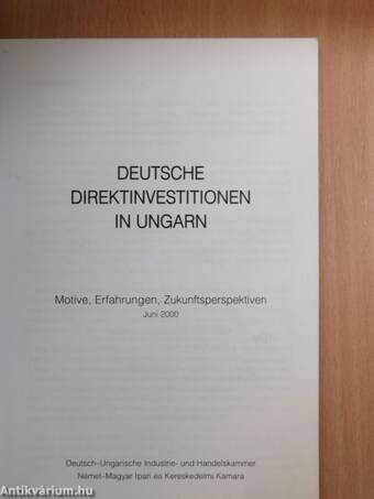 Deutsche Direktinvestitionen in Ungarn