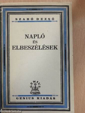 Napló és elbeszélések