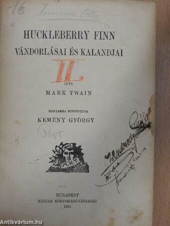 Huckleberry Finn vándorlásai és kalandjai