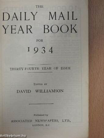 The Daily Mail year book for 1934