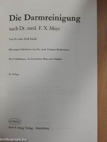 Die Darmreinigung