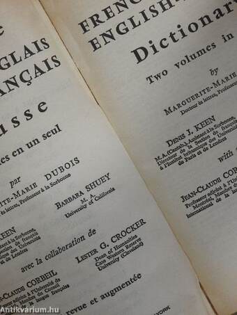 Larousse's French-English, English-French Dictionary