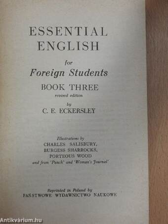 Essential English for Foreign Students Book 3.