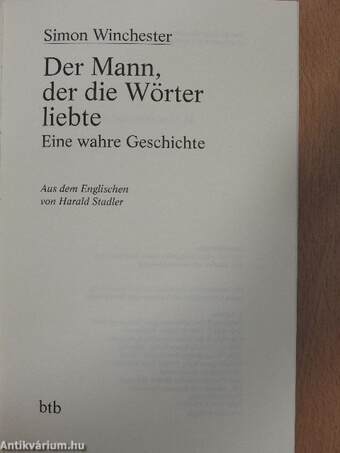 Der Mann, der die Wörter liebte