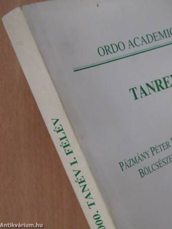 Tanrend 1999/2000/I.