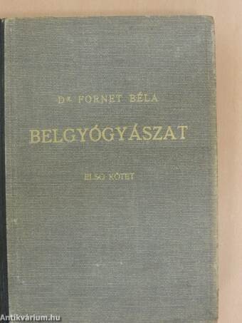 Belgyógyászat I. (töredék)