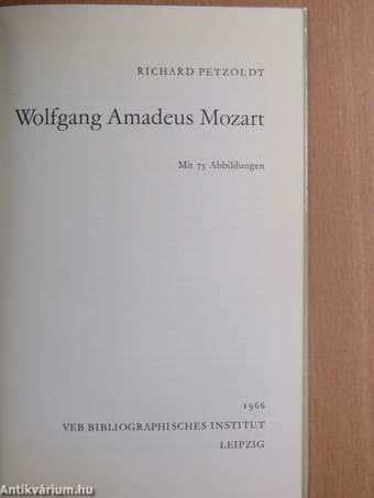 Wolfgang Amadeus Mozart