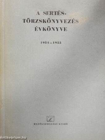 A sertéstörzskönyvezés évkönyve 1954-1955