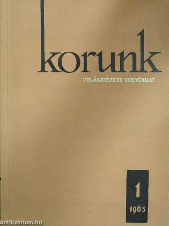 Korunk 1963. január