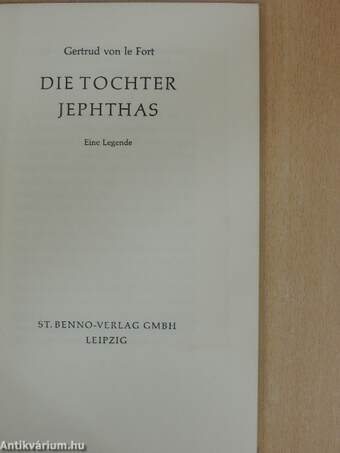 Die Tochter Jephthas