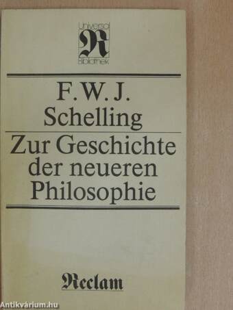 Zur Geschichte der neueren Philosophie