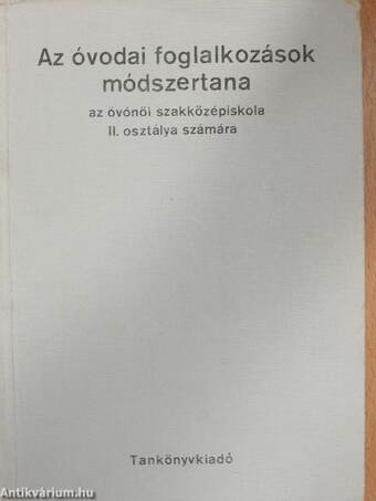 Az óvodai foglalkozások módszertana II.