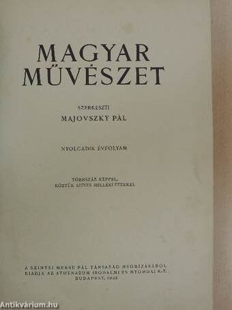 Magyar Művészet 1932/1-12.