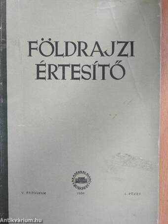 Földrajzi Értesítő 1956/3.