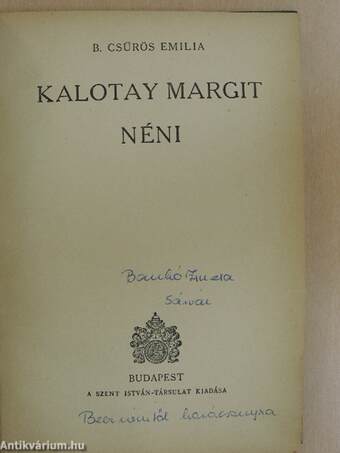 Kalotay Margit néni