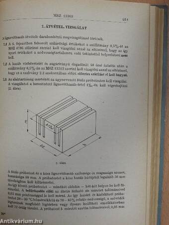 Fűrész- és lemezipar szabványainak gyűjteménye