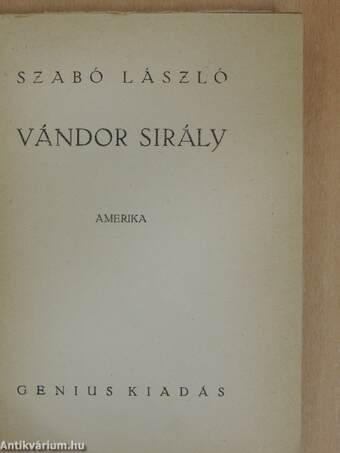 Vándor sirály