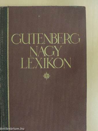 Gutenberg Nagy Lexikon VI. (töredék)