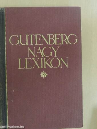 Gutenberg Nagy Lexikon IX. (töredék)