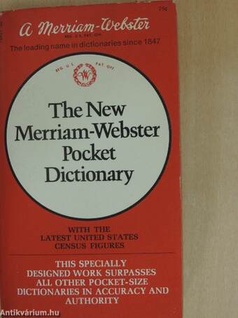 The New Merriam-Webster Pocket Dictionary