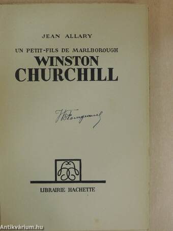 Un petit-fils de Marlborough Winston Churchill