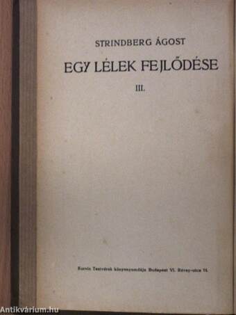 Egy lélek fejlődése I-IX.