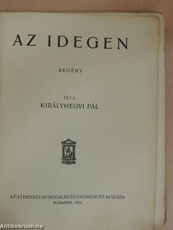 Az idegen